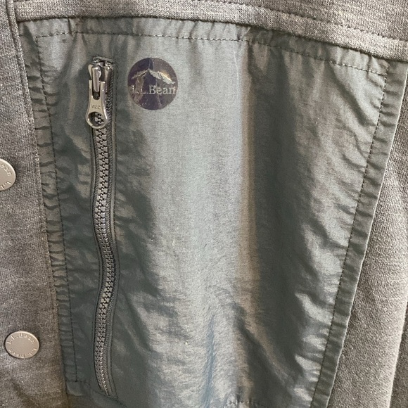 L.L. Bean Shirt Mens XL Tall Blue Explorer Snap Front Shirt Jacket Slightly Fit - Picture 2 of 8